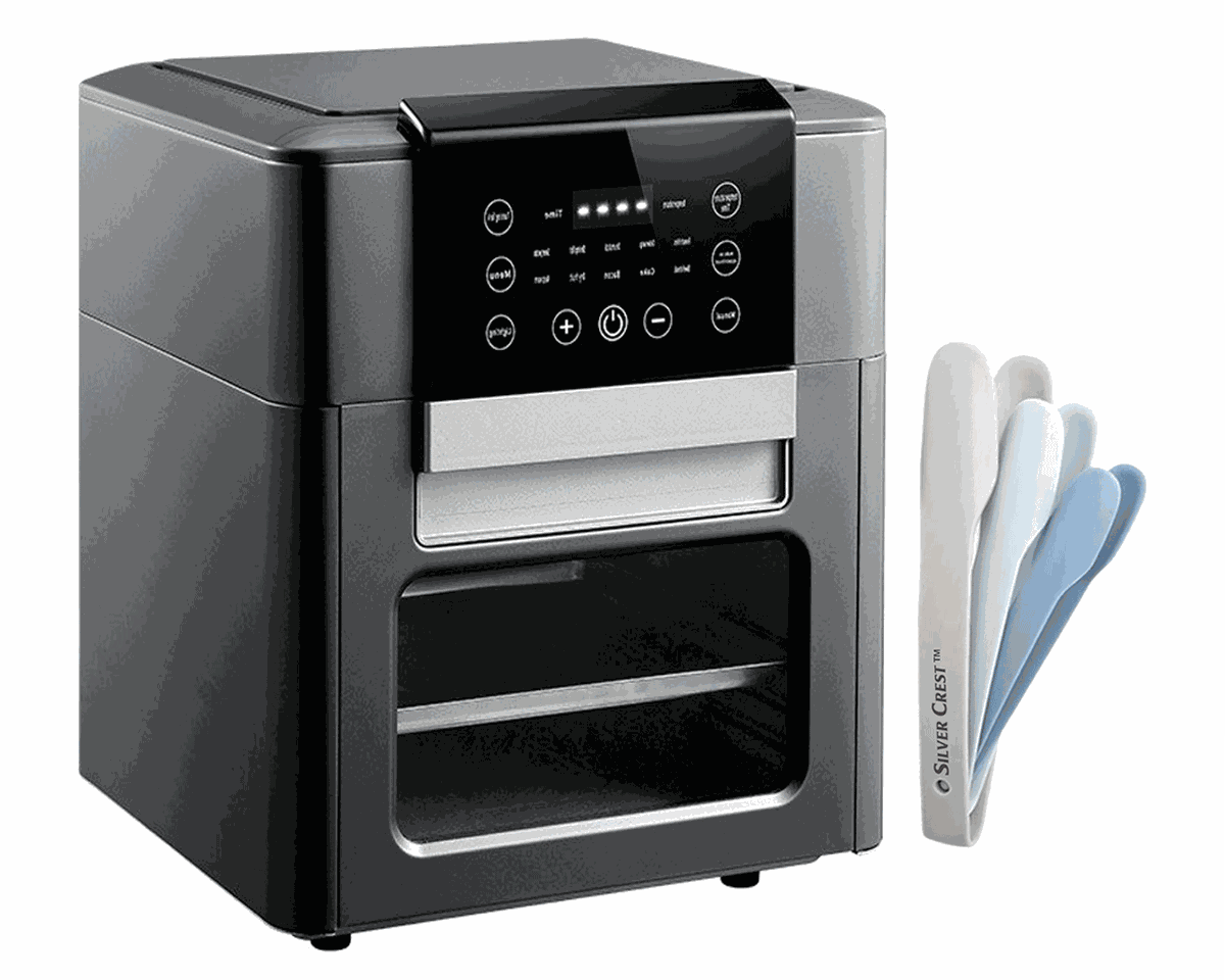 12L Air Fryer Oven With Nesting Tongs Set